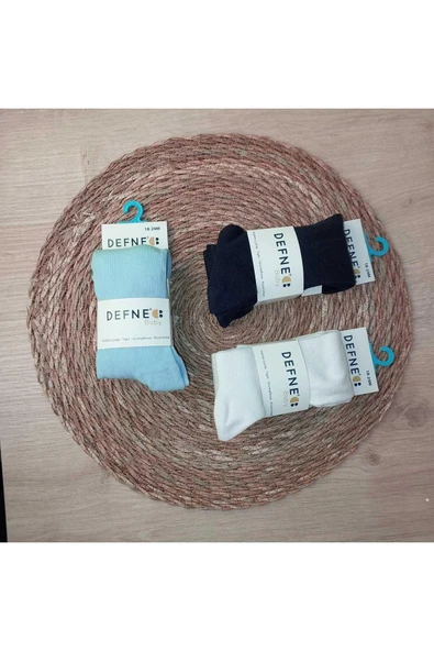 3 Adet Kışlık Pamuklu Desenli Erkek Çocuk Ve Bebek Külotlu Çorap