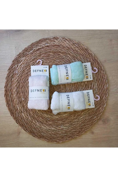 3 Adet Pamuklu Unısex Çocuk Ve Bebek Külotlu Çorap ürün görseli 1