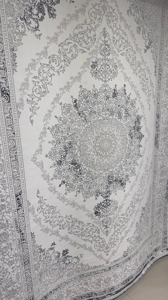 Kashe İklim Halı 27355 Gri 160x230 - Resim 2