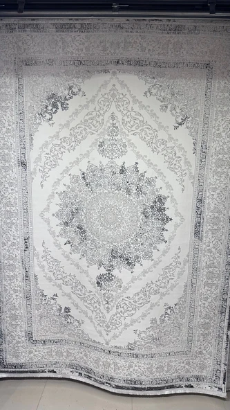 Kashe İklim Halı 27355 Gri 160x230 ürün görseli 1