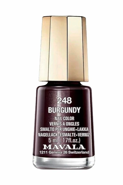 Mavala Mini Oje No:248 Burgundy 5 ml