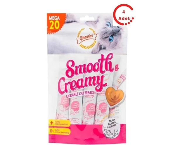Gnawlers Krema Kedi Ödülü Palamutlu 20x15 Gr 4 Adet