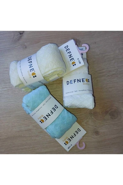 3 Adet Pamuklu Unısex Çocuk Ve Bebek Külotlu Çorap - Resim 2