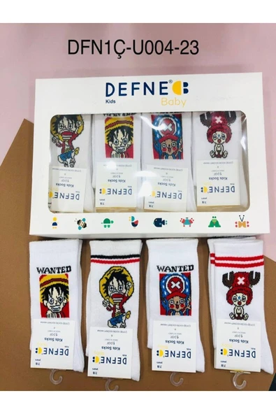 4 Çift 5-6 Yaş   Unısex Bebek Çocuk Pamuklu Çorap