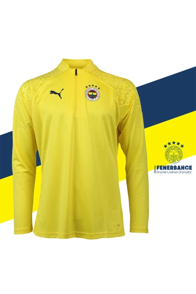 Fenerbahçe Orijinal Lisanslı 23/24 A Takım Futbolcu Yarım Fermuar Sweat - 2
