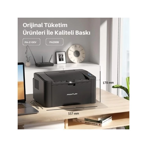 Pantum P2500W Wi-Fi Mono Lazer Yazıcı - 3