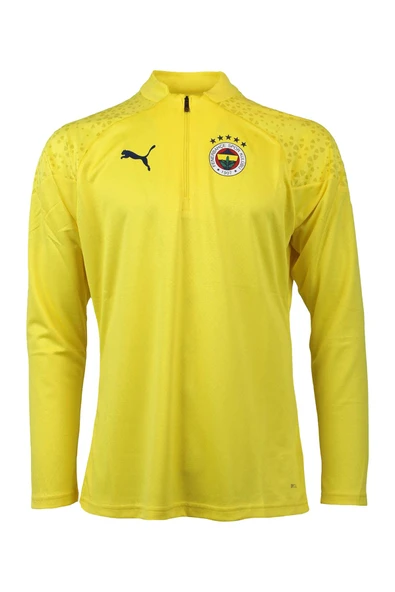 Fenerbahçe Orijinal Lisanslı 23/24 A Takım Futbolcu Yarım Fermuar Sweat - 4