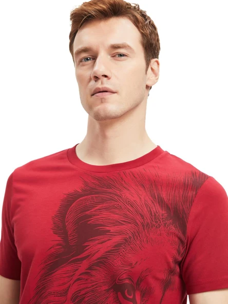 Galatasaray Orijinal Lisanslı Aslan Baskılı T-Shirt - 3