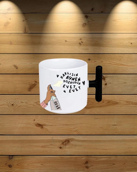 KİŞİYE ÖZEL TASARIM PREMİUM T KUPA BARDAK - 2