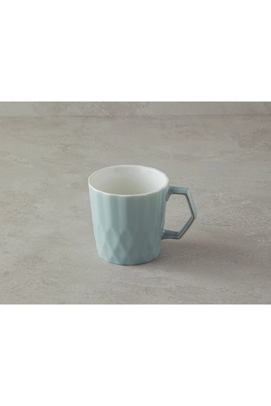 Hestia New Bone China Kupa 350 Ml Yeşil - Resim 2