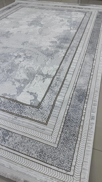 Safyün Halı Kadife KF470 Gri - Resim 3