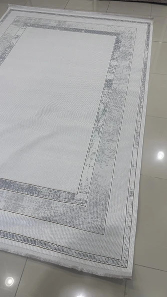 Safyün Halı Kadife KF465 Gri - Resim 2