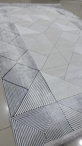 Safyün Halı Kadife KF464 Gri