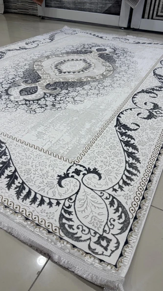 Safyün Halı Kadife KF514 Gri