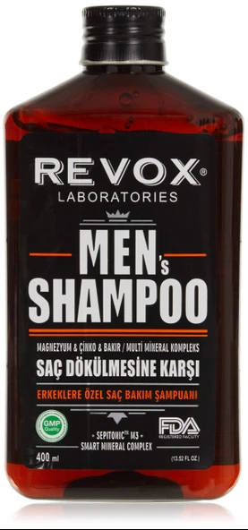 Revox Men At Kuyruğu Bitkisi Özlü Erkeklere Özel 400 ml Şampuan