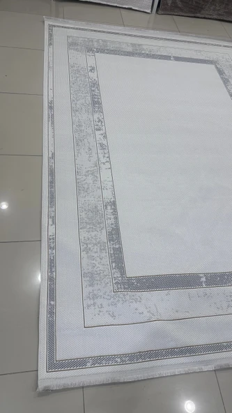 Safyün Halı Kadife KF465 Gri