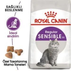Royal Canin Sensible 33 Kuru Kedi Maması 4 kg + 2 Adet Yaş Mama Hediye - 2