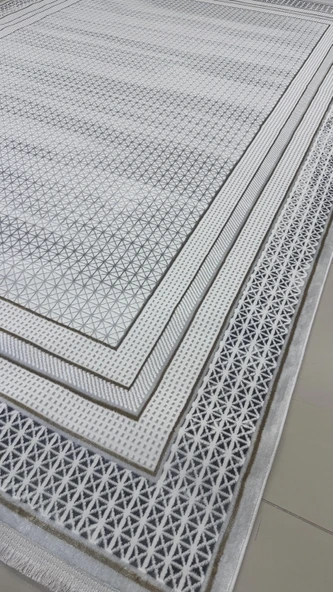 Safyün Halı Kadife KF454 Gri ürün görseli 1