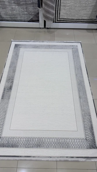 Safyün Halı Kadife KF418 Gri - 2