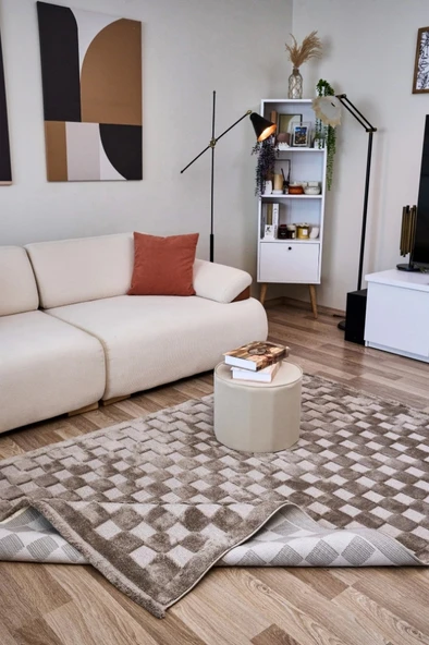 Apex Orion 4212 Bej Makine Halısı - Resim 2