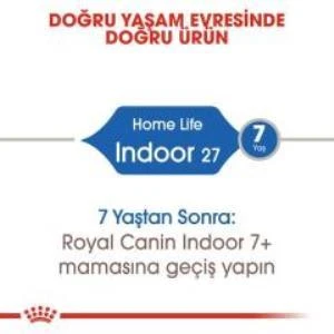 Royal Canin İndoor 27 Kuru Kedi Maması 2 Kg + 2 Adet Yaş Mama Hediye - Resim 3