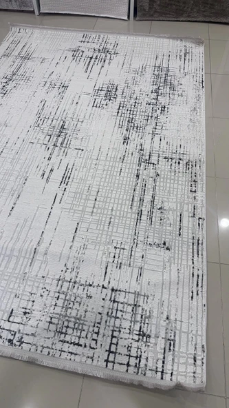 Safyün Halı Kadife KF459 Gri - Resim 4