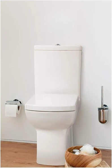 Creavit Lara Duvara Sıfır Klozet + Yavaş Kapanır Kapak + İç Takım Set - Resim 2