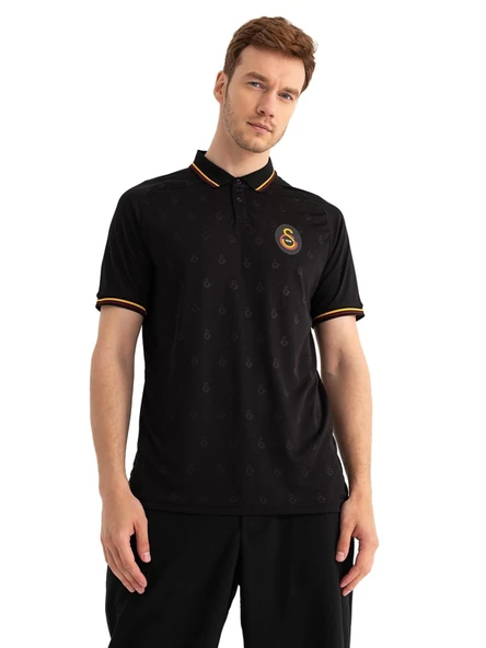 Gs Tsrt 107 Galatasaray Orijinal Match Day Siyah T-Shirt + Bileklik Set Hediyelik Ahşap Kutulu - 6