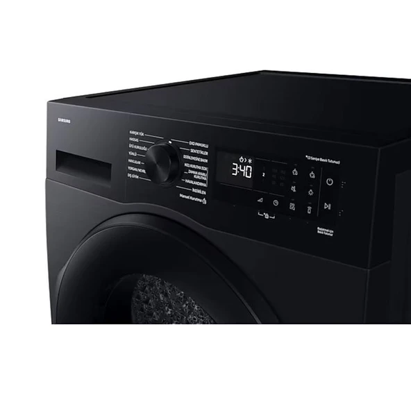 Samsung DV10DG54A0ABAH 10 Kg A+++ Siyah Çamaşır Kurutma Makinesi - 8