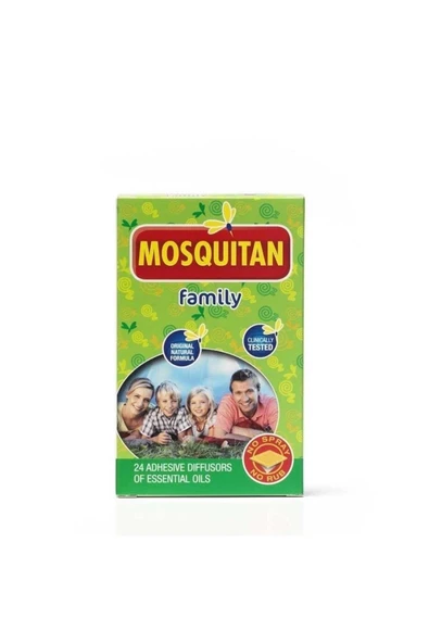 Mosquitan Family Adhesive Diffusors Of Essentials Oil 24 Adet