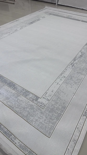 Safyün Halı Kadife KF465 Gri - Resim 3