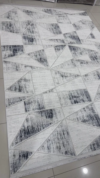 Safyün Halı Kadife KF456 Gri ürün görseli 1