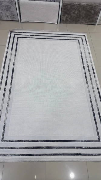 Safyün Halı Kadife KF452 Gri - 2
