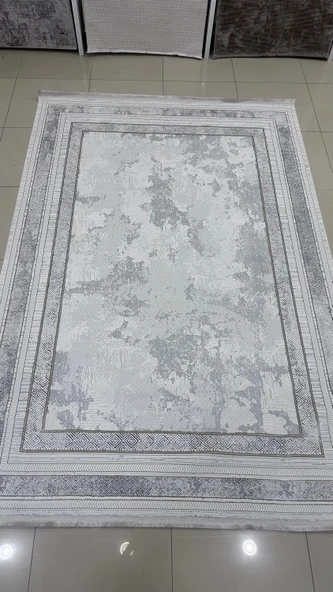 Safyün Halı Kadife KF470 Gri - Resim 2