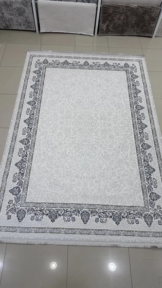 Safyün Halı Kadife KF512 Gri - Resim 2