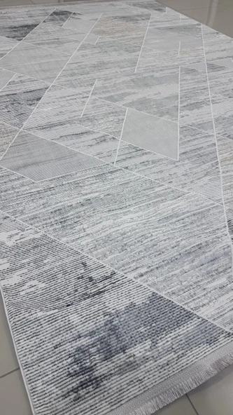 Safyün Halı Kadife KF446 Gri