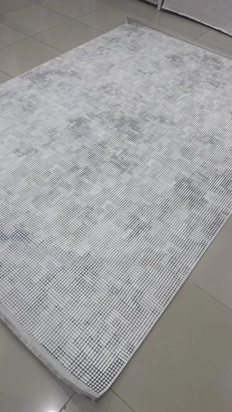 Safyün Halı Kadife KF467 Gri - Resim 3