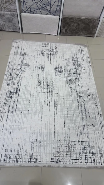 Safyün Halı Kadife KF459 Gri - Resim 2