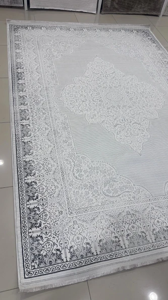 Safyün Halı Kadife KF505 Gri