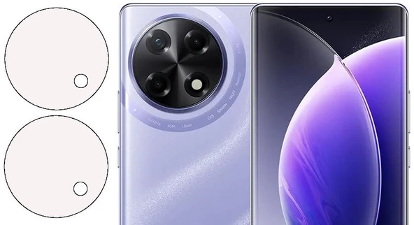 Tecno Camon 30S Esnek Nano Kamera Lens Koruyucu (2 adet)