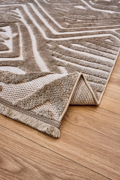 Apex Orion 4222 Bej Makine Halısı - Resim 3