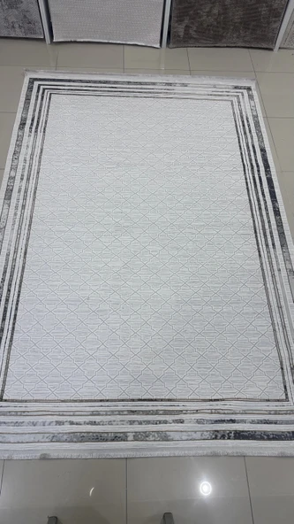 Safyün Halı Kadife KF466 Gri - Resim 2