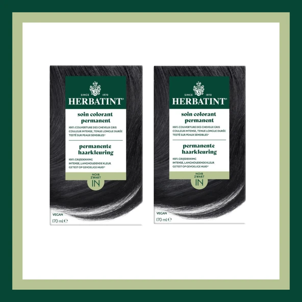 Hebatint Permanent haircolour gel 1N Siyah 170x2 ürün görseli