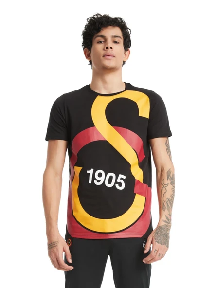 Galatasaray Orijinal Lisanslı Büyük Logolu T-Shirt - Resim 4