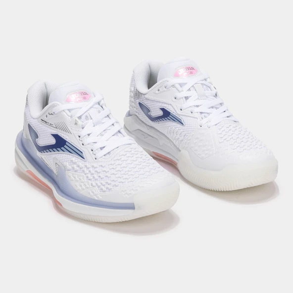 Joma Ace Kadın Beyaz Toprak Kort Tenis Ayakkabısı TACLS2502C - Resim 2