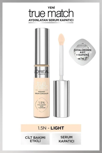 L'Oreal Paris True Match Aydınlatan Serum Kapatıcı - 1.5n 11 ml