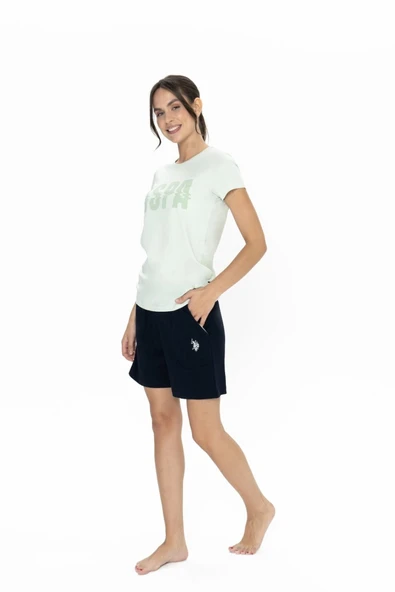 U.S. Polo Assn. 20011 Kadın Şort Pijama Takım
