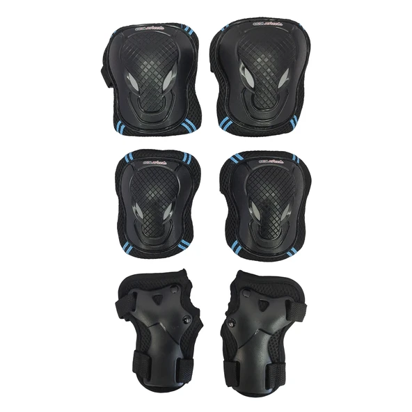 Cool Wheels Çocuk Scooter & Paten Koruma Seti – Kaliteli Dizlik ve Dirseklik Seti (S) Mavi FR37715 - 2