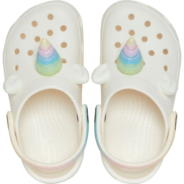 Crocs Classic IAM Rainbow UnicornCgT Çocuk Terlik CR209701-0WV - 4