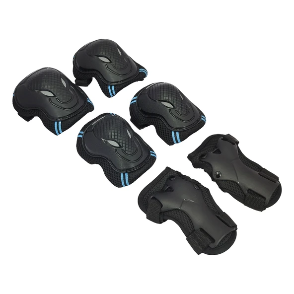 Cool Wheels Çocuk Scooter & Paten Koruma Seti – Kaliteli Dizlik ve Dirseklik Seti (S) Mavi FR37715 - 3